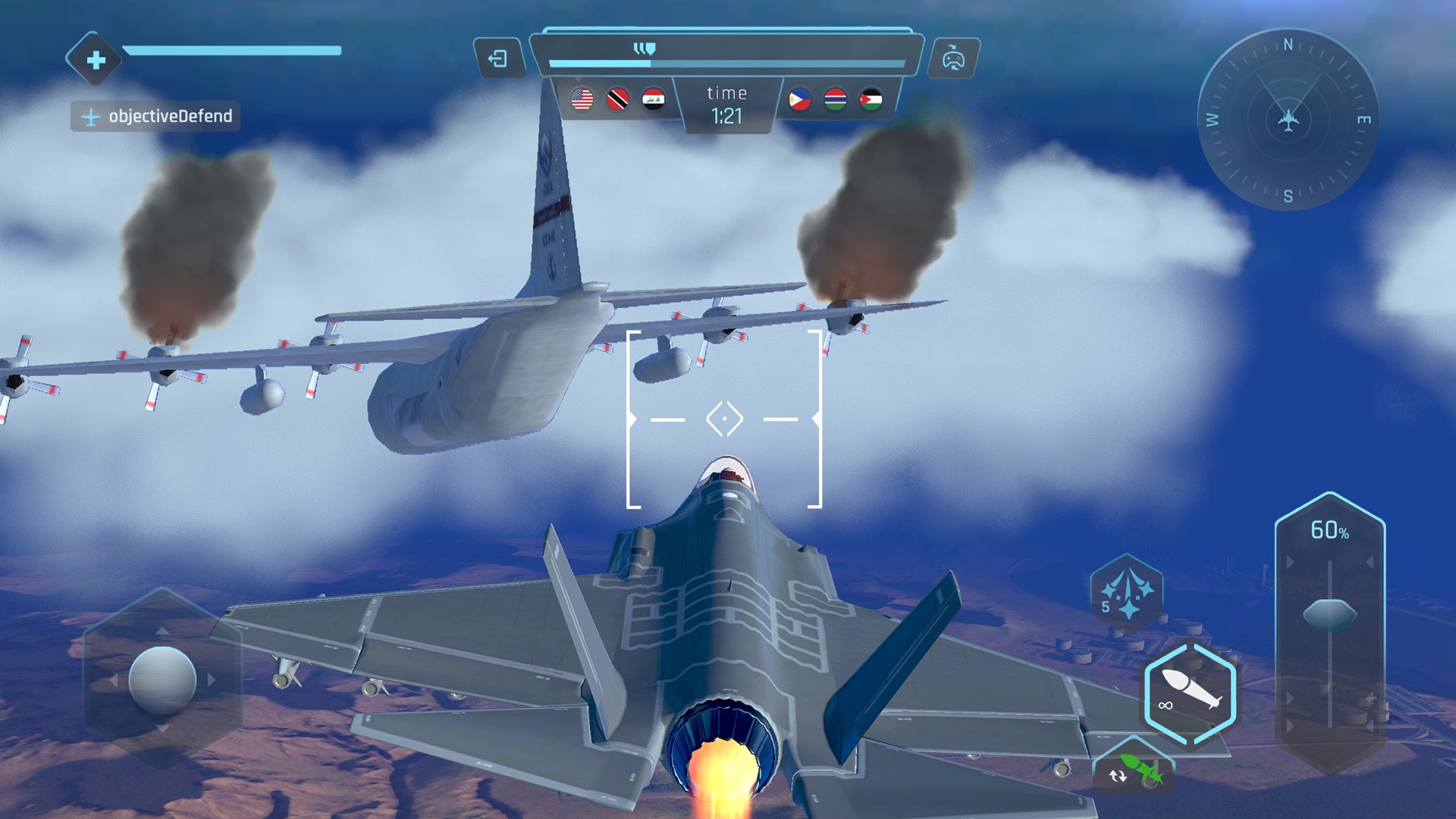 Sky Warriors still 4 from the App Store